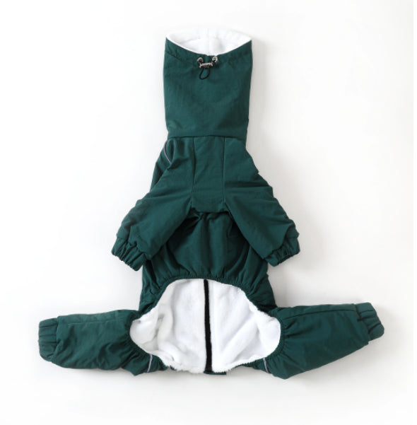 Unleash Adventure with Our Pet Windbreaker Zipper Cotton Padded Jacket